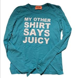 Juicy couture teal top